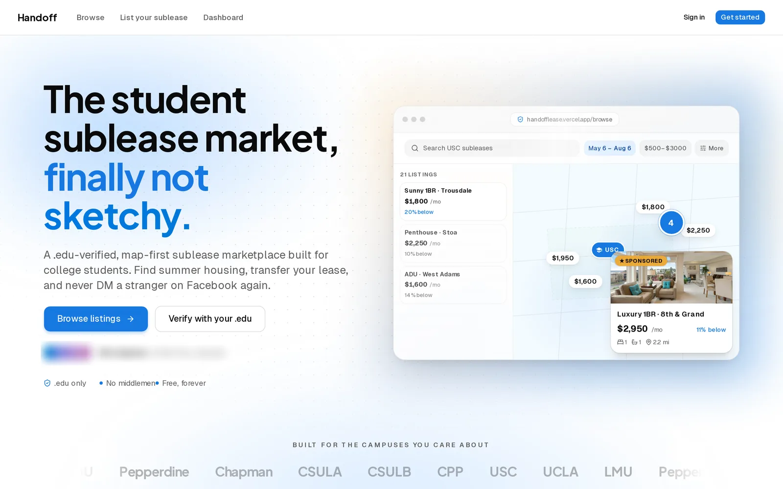 Before, The homepage, the first version and today, drag to compare