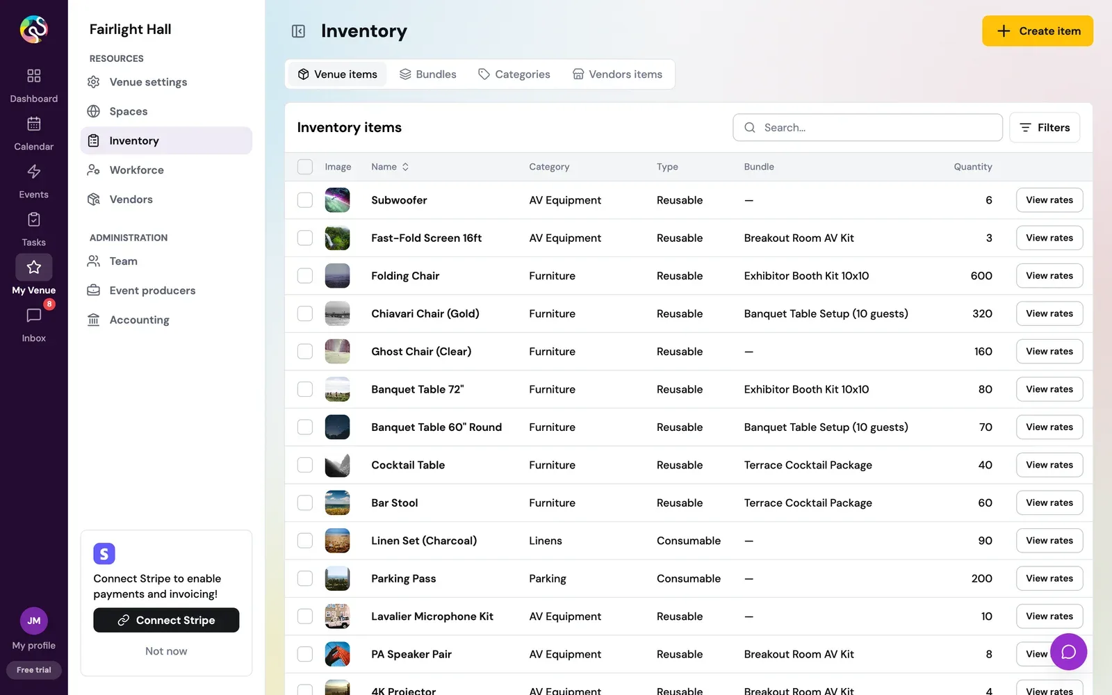After, Inventory, drag to compare