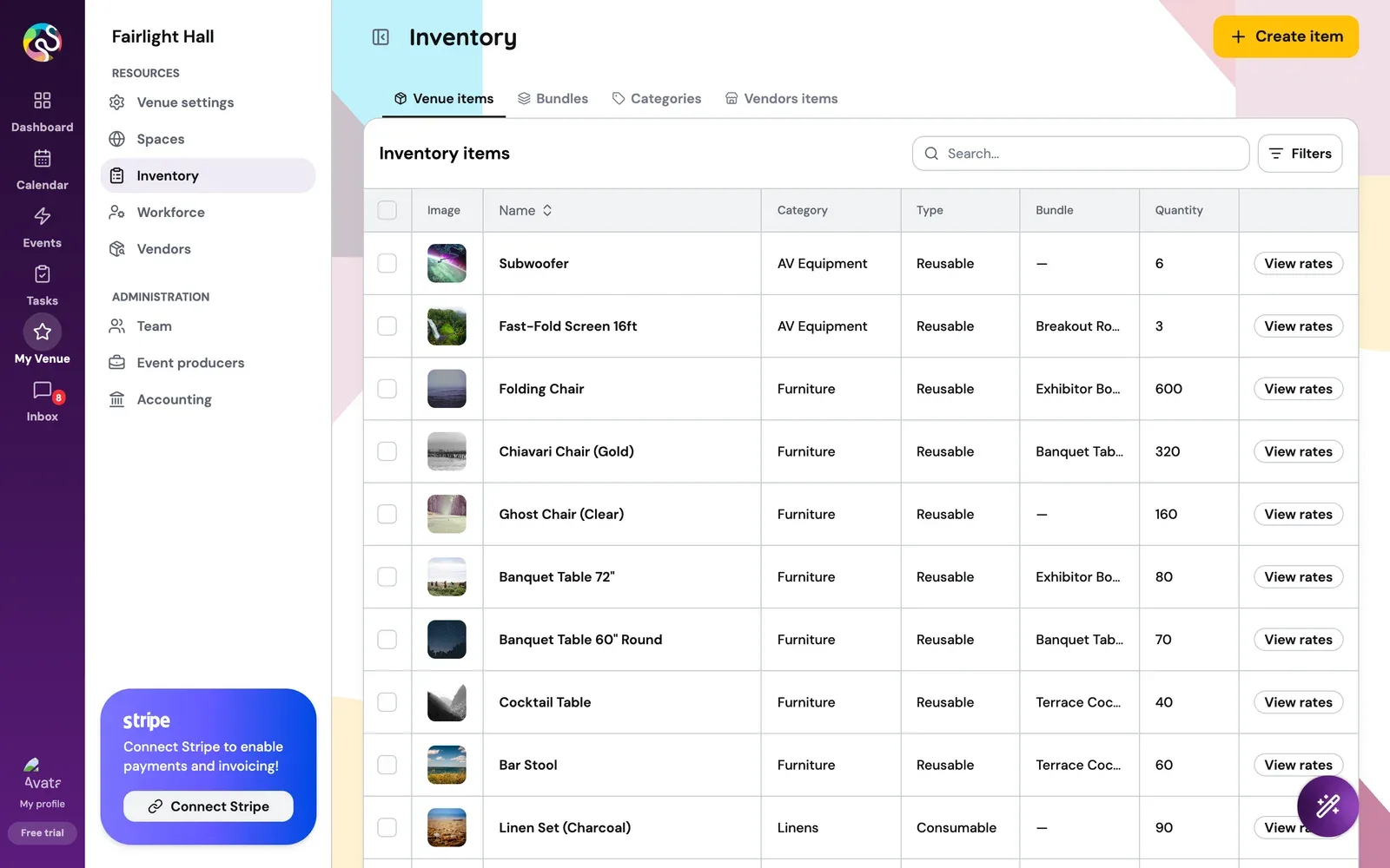 Before, Inventory, drag to compare