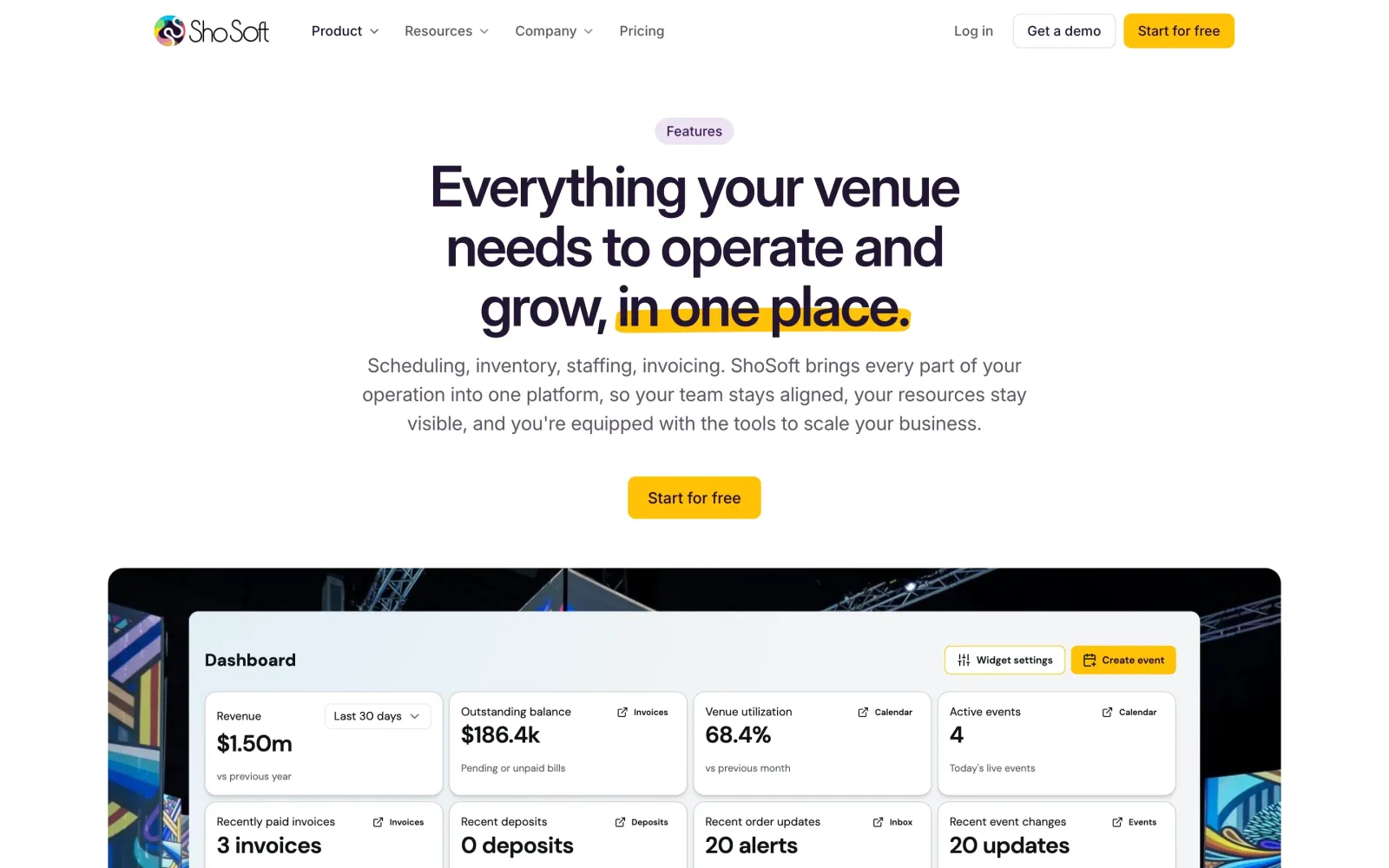 After, Features page. Before is the Framer site