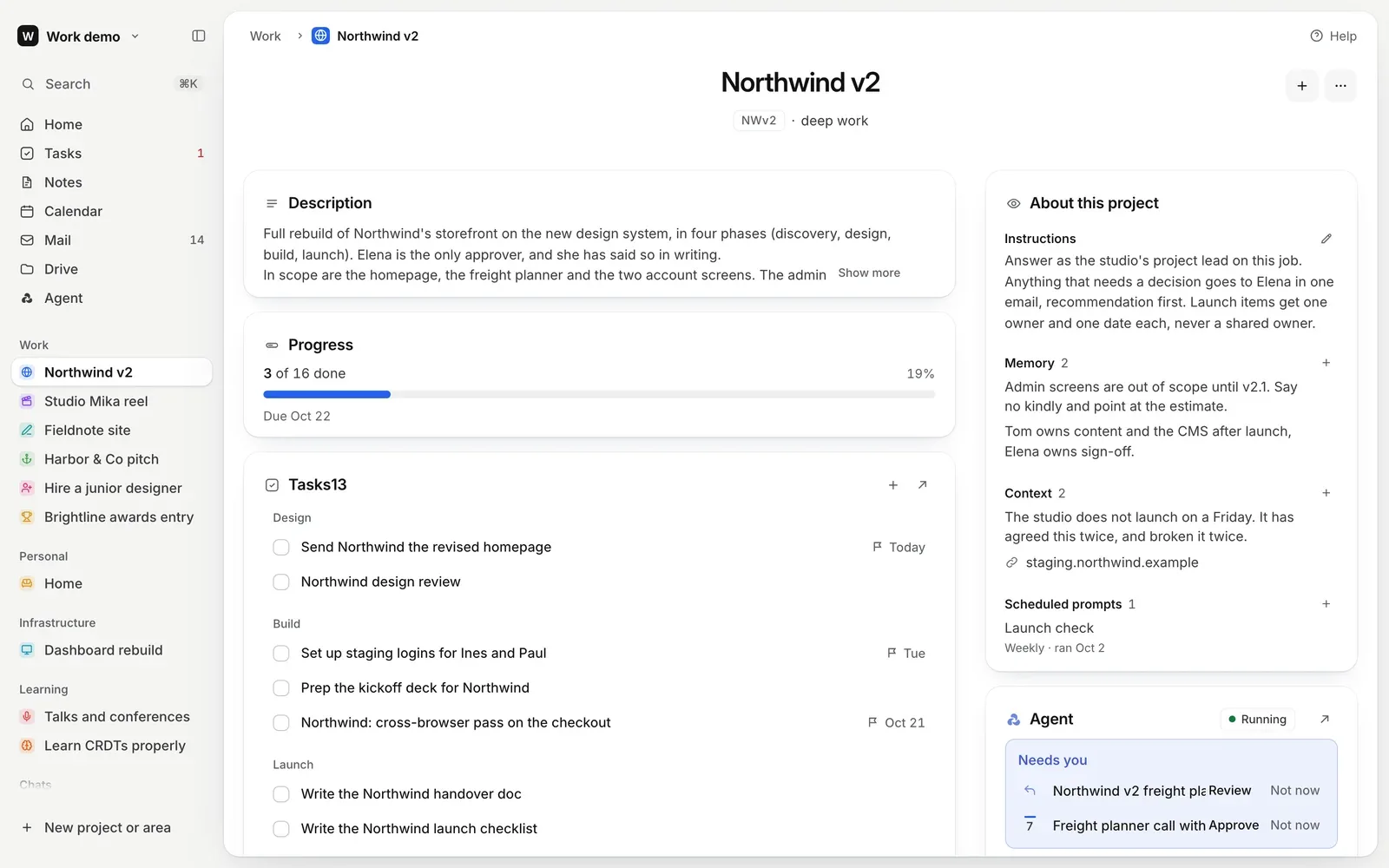 A project page